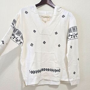 Lucky Brand Baja Hoodie Pullover Size M
